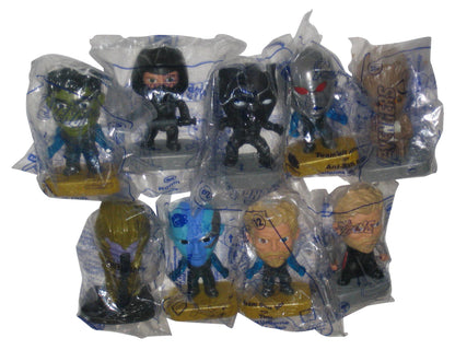 Marvel The Avengers McDonalds Happy Meal Toy Figure Lot - (9 Figures)