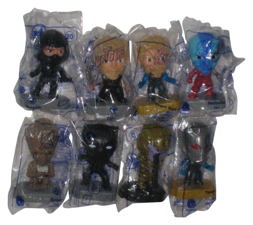 Marvel The Avengers McDonalds Happy Meal Toy Figure Lot - (8 Figures)