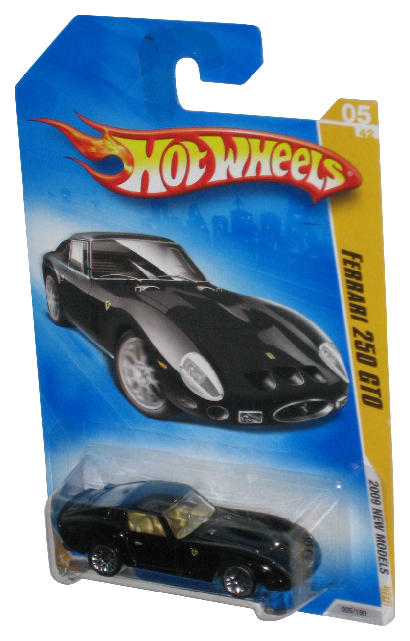 Hot Wheels 2009 New Models 05/42 Black Ferrari 250 GTO Toy Car 005/190