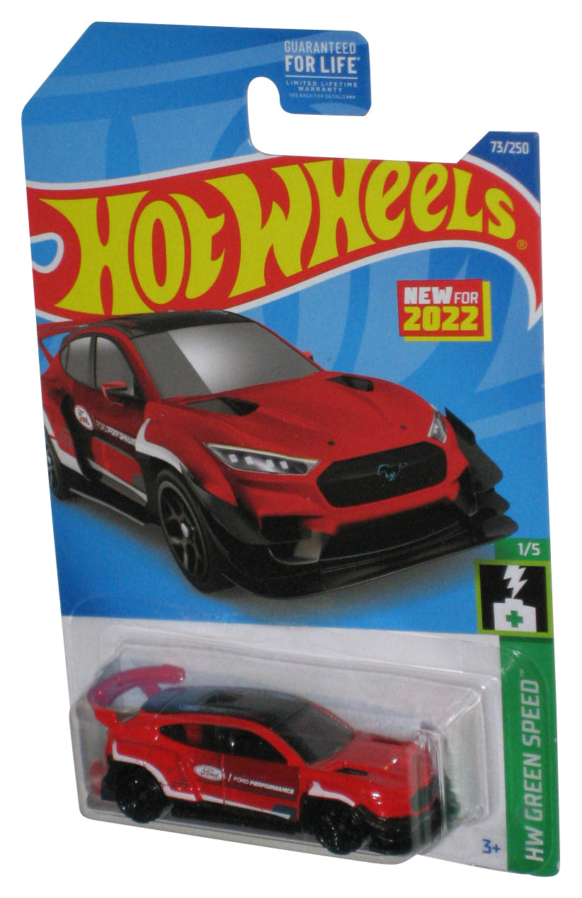 Hot Wheels HW Green Speed 1/5 (2022) Red Ford Mustang Mach-E 1400 Toy Car 73/250