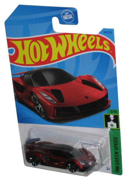 Hot Wheels HW Green Speed 3/10 (2021) Red Lotus Evija Toy Car 84/250