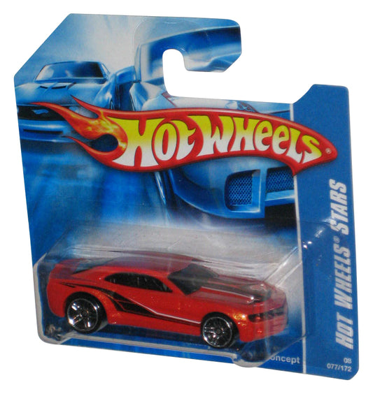 Hot Wheels Stars (2007) Orange Chevy Camaro Concept Toy Car 077/172 - (Short Card)