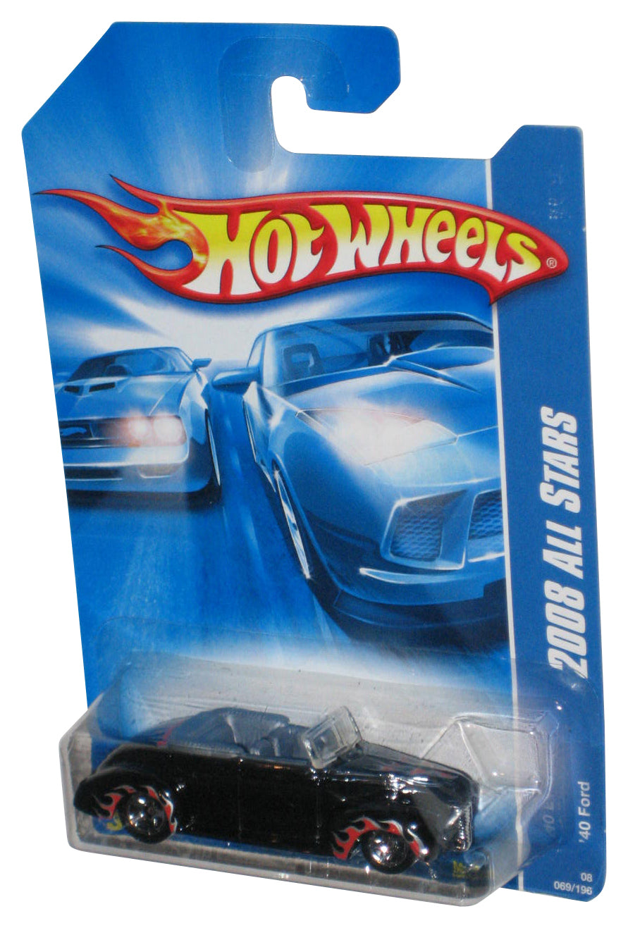 Hot Wheels 2008 All Stars '40 Ford Black Die-Cast Toy Car 069/196
