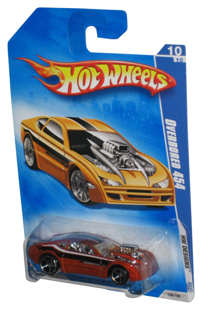 Hot Wheels HW Designs '09 Orange Overbored 454 Toy Car 106/190
