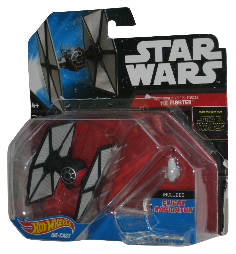 Star Wars Hot Wheels (2014) First Order Special Forces TIE Fighter Starships Toy - (Plastic Loose From Card)