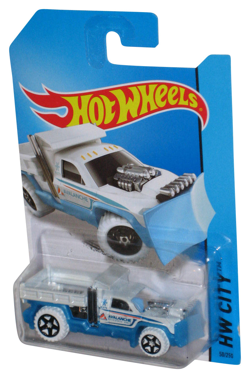 Hot Wheels HW City (2014) Light Blue So Plowed Toy Truck 50/250