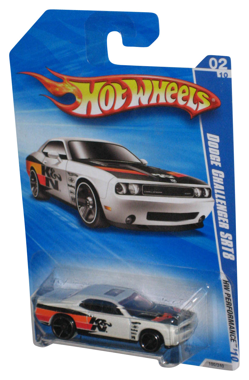 Hot Wheels HW Performance '10 2/10 (2009) White Dodge Challenger SRT8 Car 100/240