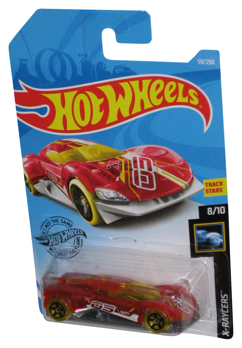Hot Wheels X-Raycers 8/10 (2018) Red Crescendo Toy Car 59/250
