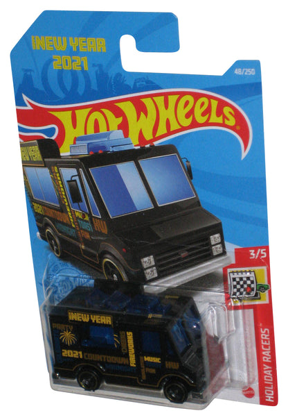 Hot Wheels Holiday Racers 3/5 New Year 2021 Black Quick Bite Toy Truck 48/250
