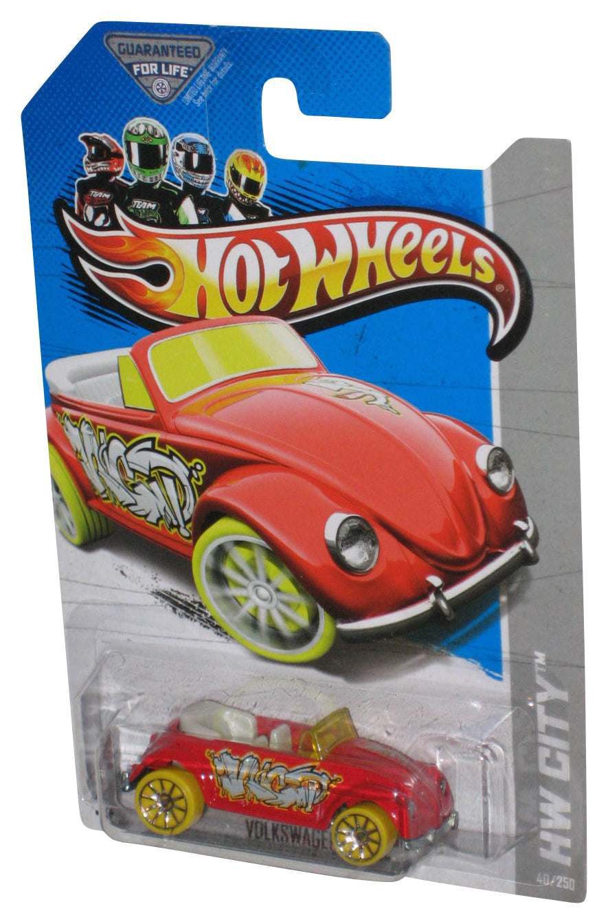 Hot Wheels HW City (2012) Red Volkswagen Beetle Toy Car 40/250