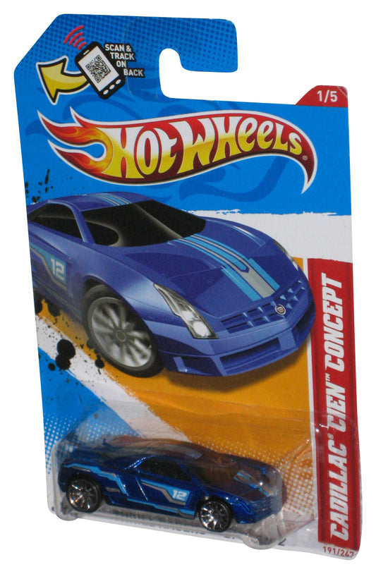 Hot Wheels Thrill Racers Space '12 Blue Cadillac Cien Concept Car 191/247