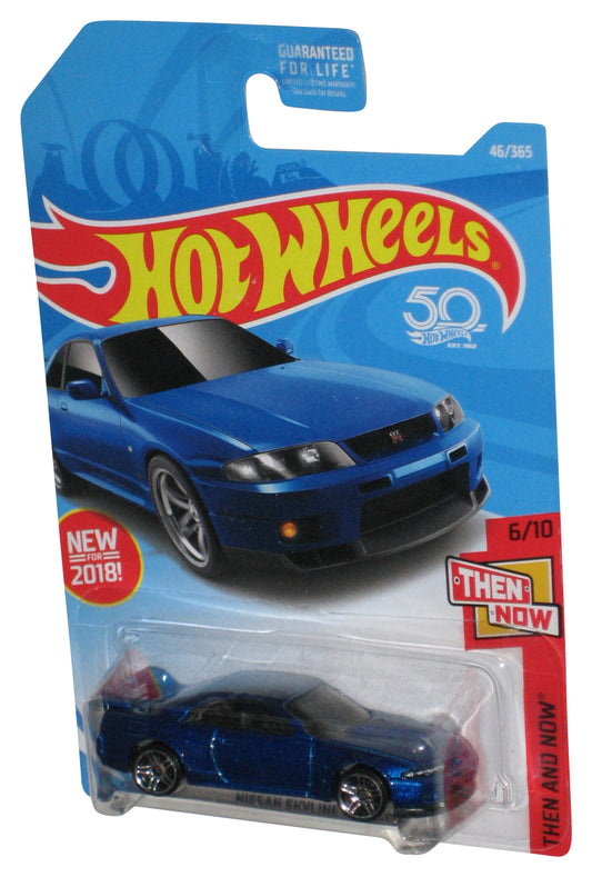 Hot Wheels Then And Now 6/10 (2018) Blue Nissan Skyline GT-R R33 Car 46/365