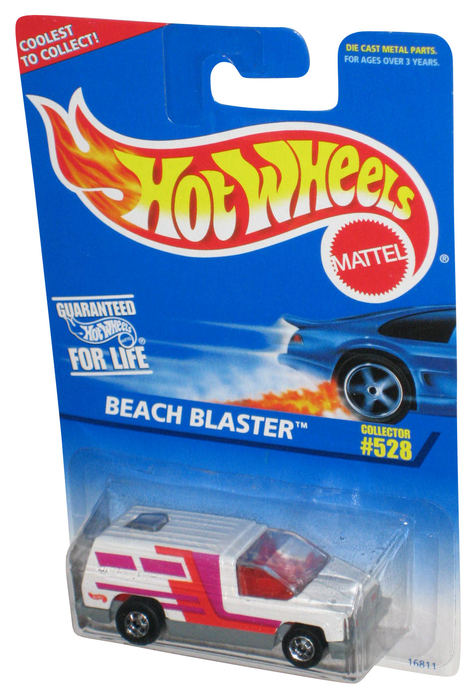 Hot Wheels Bleach Blaster (1996) Mattel White Collector Toy Car #528