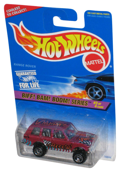Hot Wheels Biff! Bam! Boom! Series 3/4 (1996) Purple Range Rover Toy Car #544