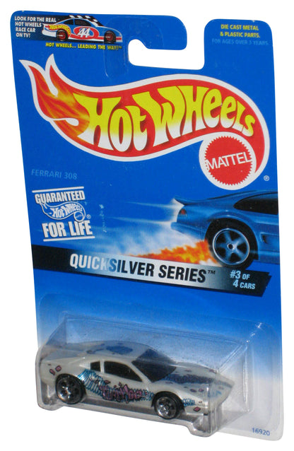 Hot Wheels Quicksilver Series 3/4 (1996) White Ferrari 308 Car #547