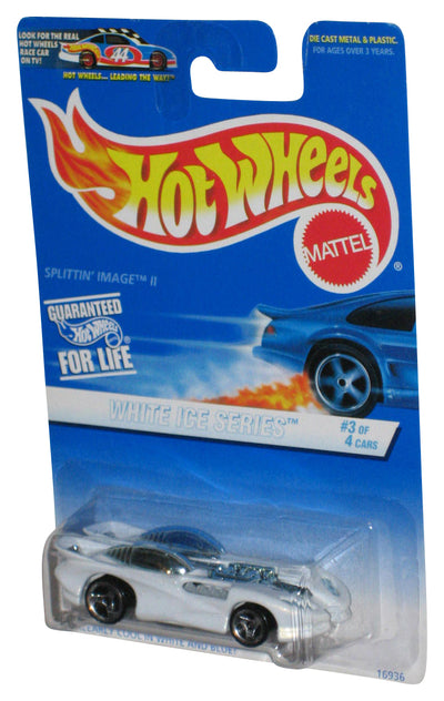 Hot Wheels White Ice Series 3/4 (1996) Mattel Splittin' Image II Toy Car #563