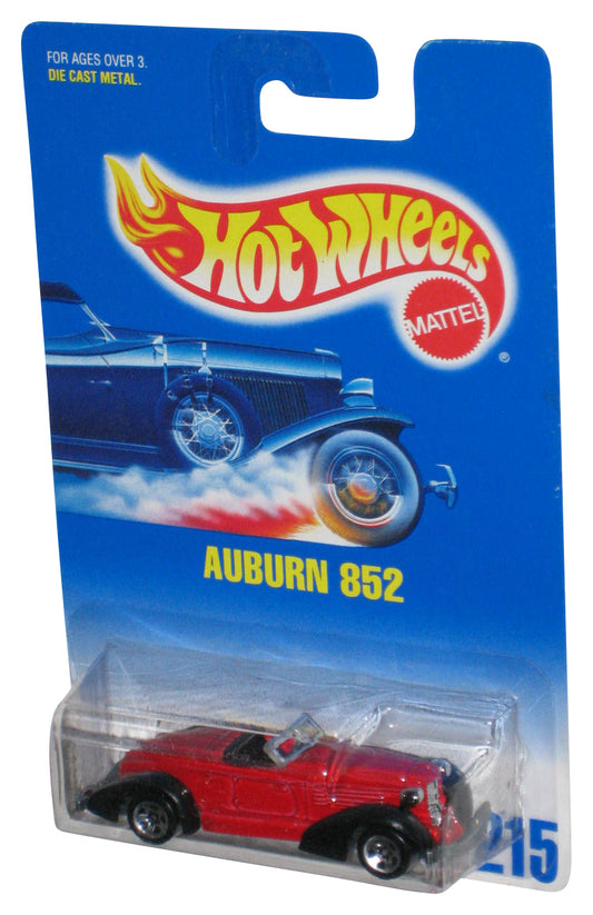 Hot Wheels Auburn 852 (1991) Mattel Red Collector Toy Car #215