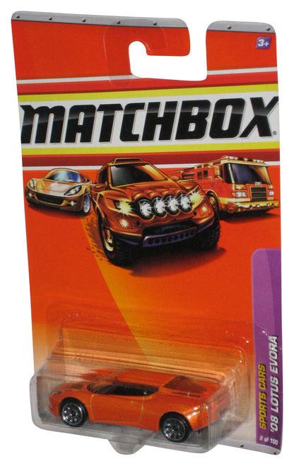 Matchbox Sports Cars (2009) Orange '08 Lotus Evora Toy Car 8/100