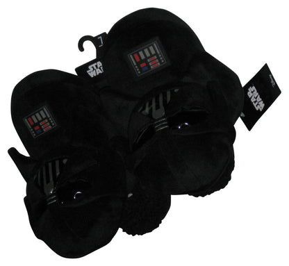 Star Wars Darth Vader Ground Up Mens Black Slippers - (Size 9/10)