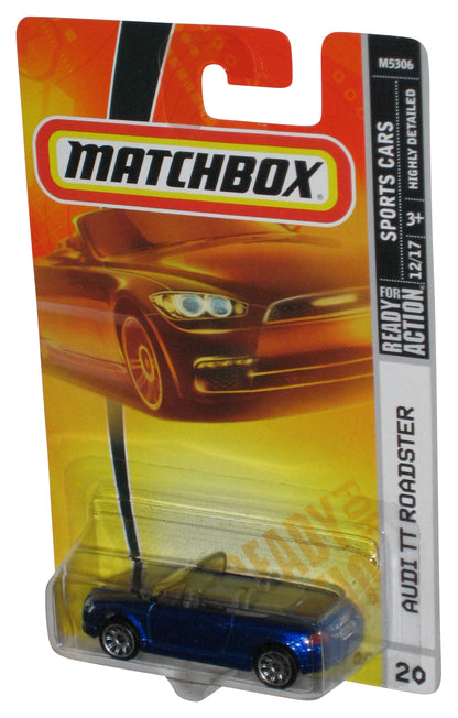 Matchbox Sports Cars 12/17 (2007) Blue Audi TT Roadster Car #20