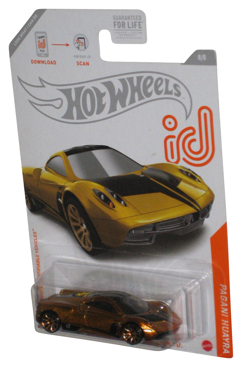 Hot Wheels id (2019) Mattel Gold Pagani Huayra Die-Cast Toy Car 8/8