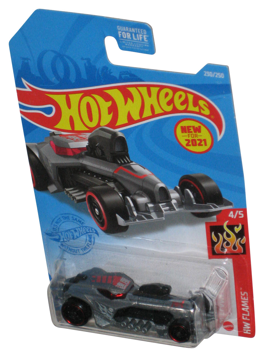 Hot Wheels HW Flames 4/5 (2021) Gray Fusionbusta Toy Car 230/250
