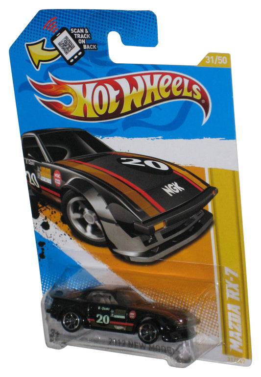 Hot Wheels 2012 New Models 31/50 Black Mazda RX-7 Toy Car 31/247