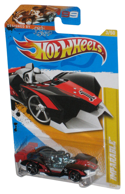 Hot Wheels 2012 New Models 3/50 Black & Red Imparable Jorge Lorenzo Toy Car 3/247