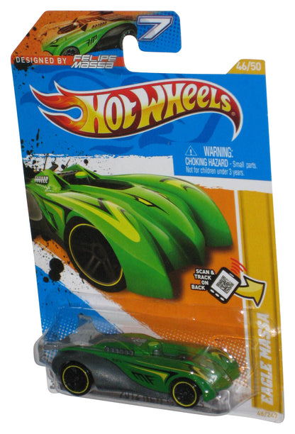Hot Wheels 2012 New Models 46/50 Felipe Massa Eagle Massa Green Toy Car 46/247