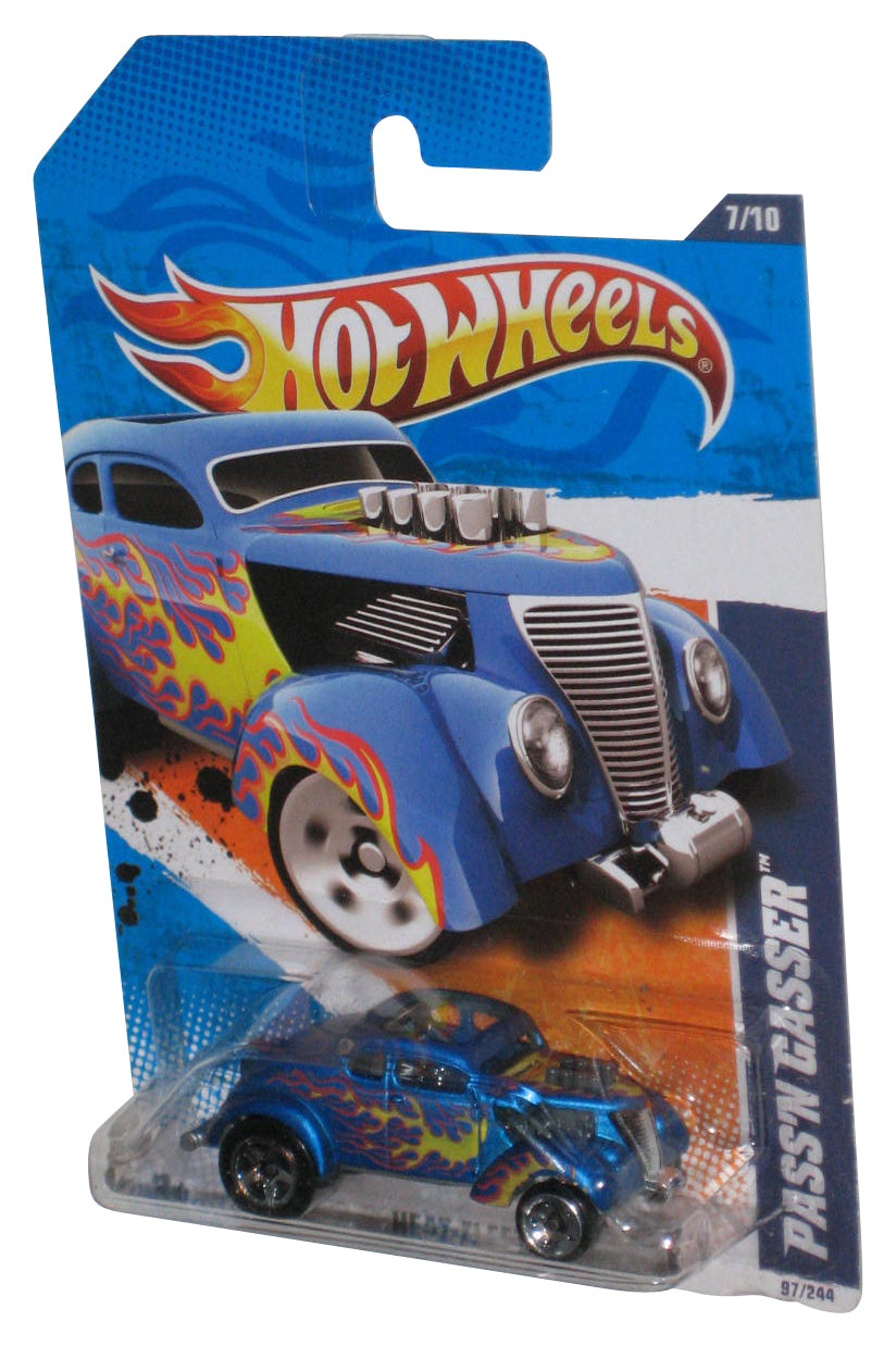 Hot Wheels Heat Fleet (2010) Blue Pass'N Gasser Toy Car 97/244