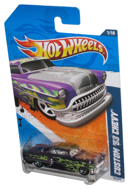 Hot Wheels Heat Fleet '11 1/10 Purple Custom '53 Chevy Toy Car 91/244