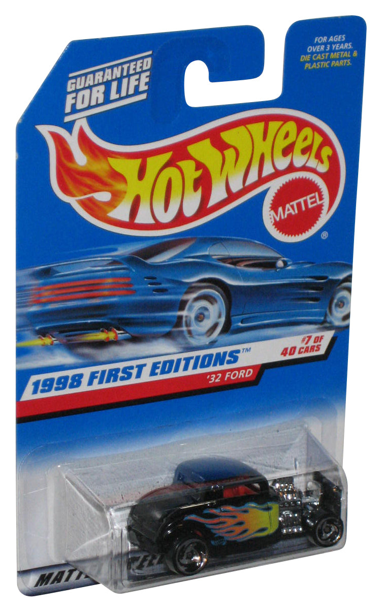 Hot Wheels 1998 First Editions 7/40 Black '32 Ford Toy Car #636