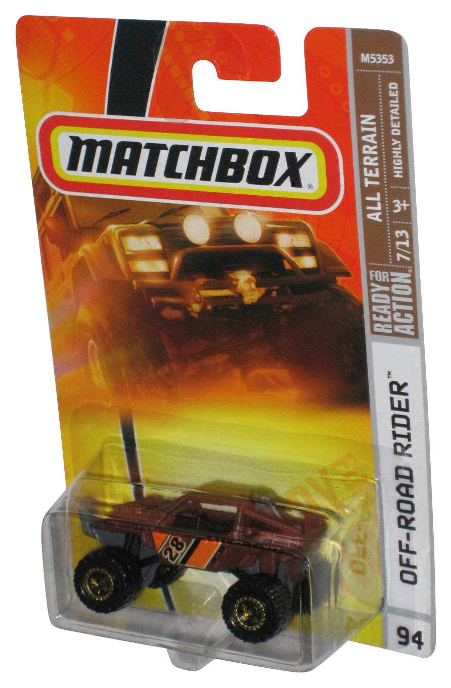 Matchbox All Terrain 7/13 (2007) Brown Off-Road Rider Toy Car #94