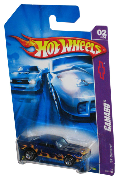 Hot Wheels Blue '67 Camaro 2/4 (2006) Mattel Toy Car 042/180