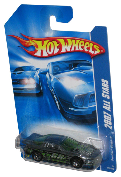 Hot Wheels 2007 All Stars Pontiac Firebird Gray Toy Car 144/180