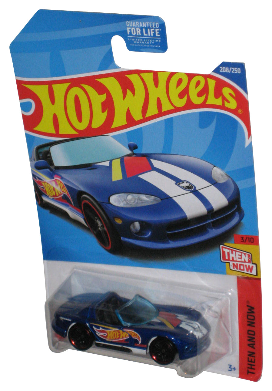 Hot Wheels Then And Now 3/10 (2021) Blue Dodge Viper RT/10 Car 208/250
