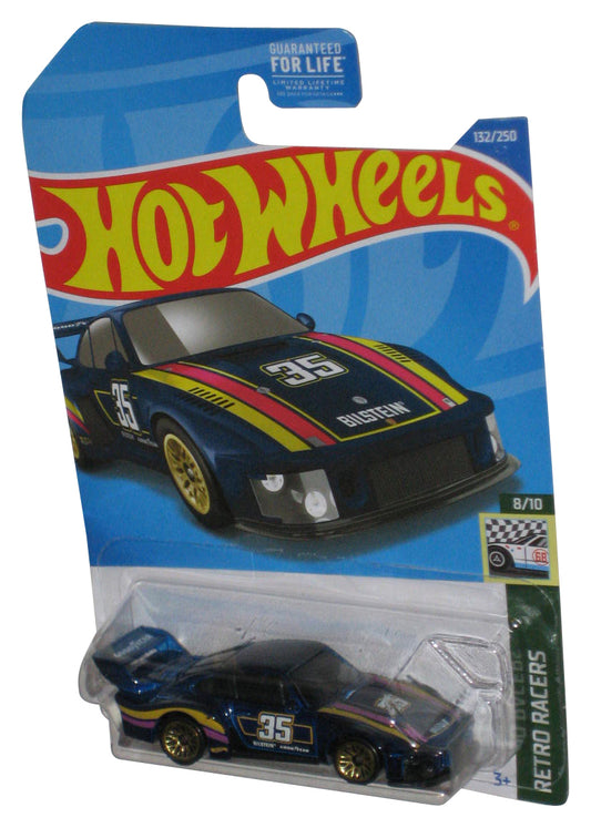 Hot Wheels Retro Racers 8/10 (2021) Blue Porsche 935 Toy Car 132/250