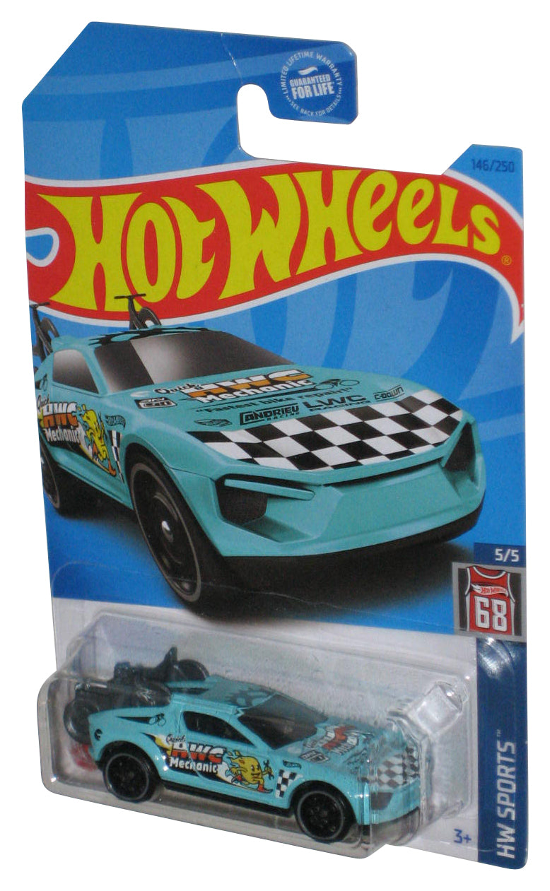Hot Wheels HW Sports 5/5 (2021) Teal Blue Rise 'N Climb Toy Car 146/250