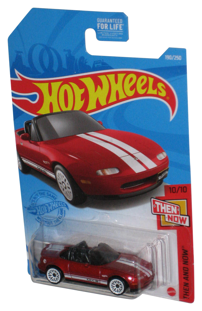 Hot Wheels Then And Now 10/10 (2020) Red '91 Mazda MX-5 Miata Car 190/250