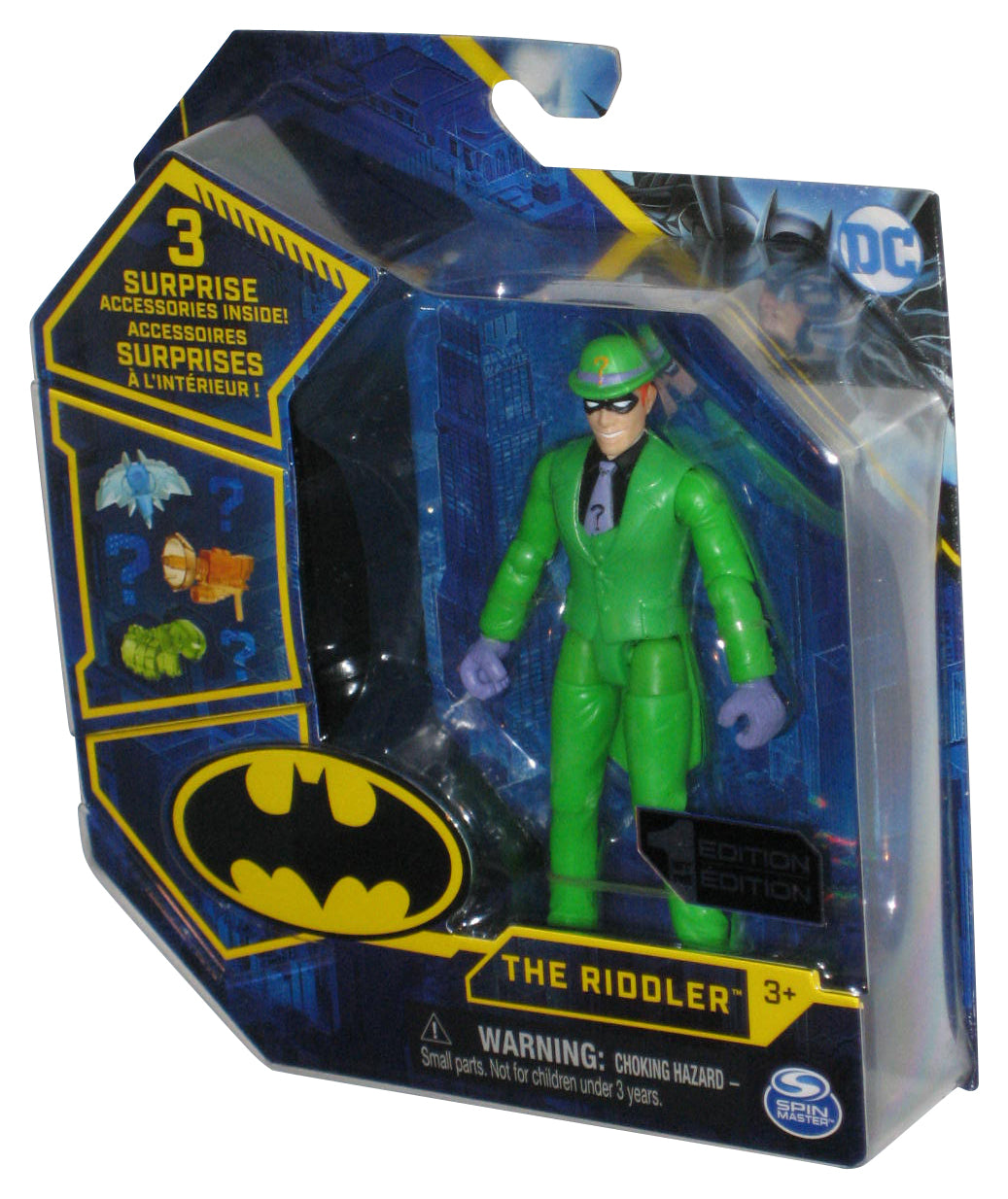DC Comics Batman The Riddler (2021) Spin Master 1st Edition 4-Inch Action Figure