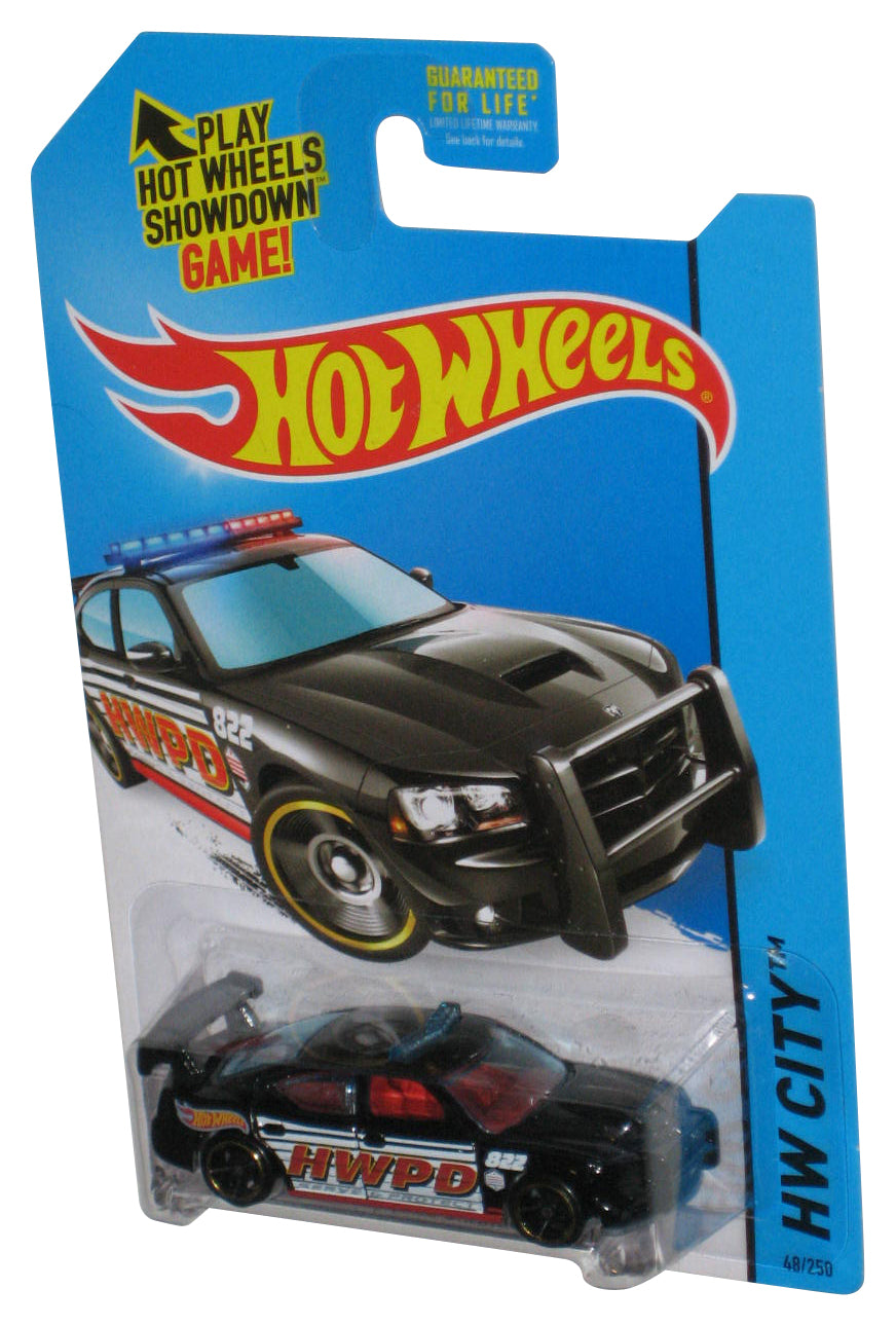 Hot Wheels HW City (2013) Black Dodge Charger Drift Toy Car 48/250