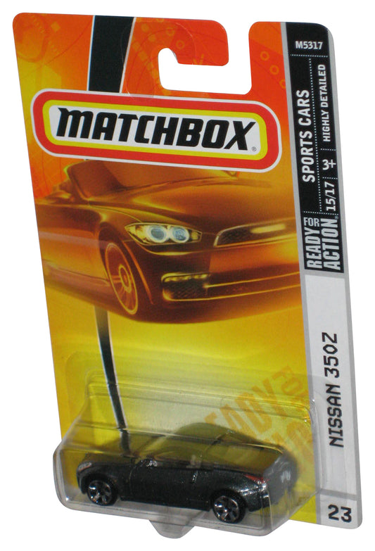 Matchbox Sports Cars 15/17 (2007) Metallic Gray Nissan 350Z Toy Car #23