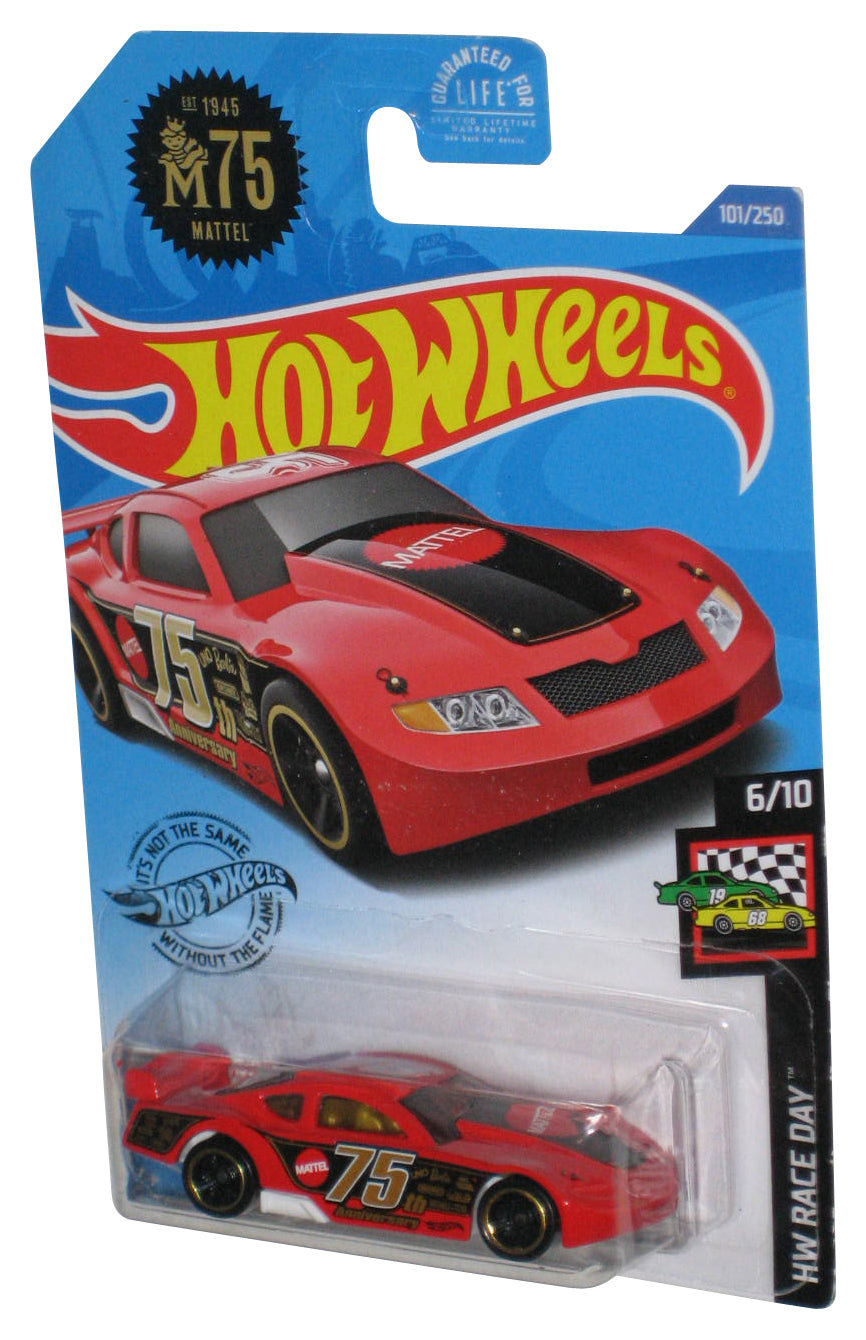 Hot Wheels HW Race Day 6/10 (2017) Red Circle Tracker Toy Car 101/250