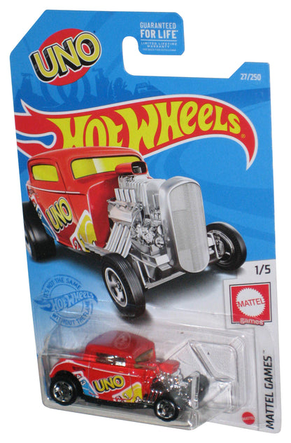 Hot Wheels '32 Ford Mattel Games 1/5 (2020) UNO Red Toy Car 27/250