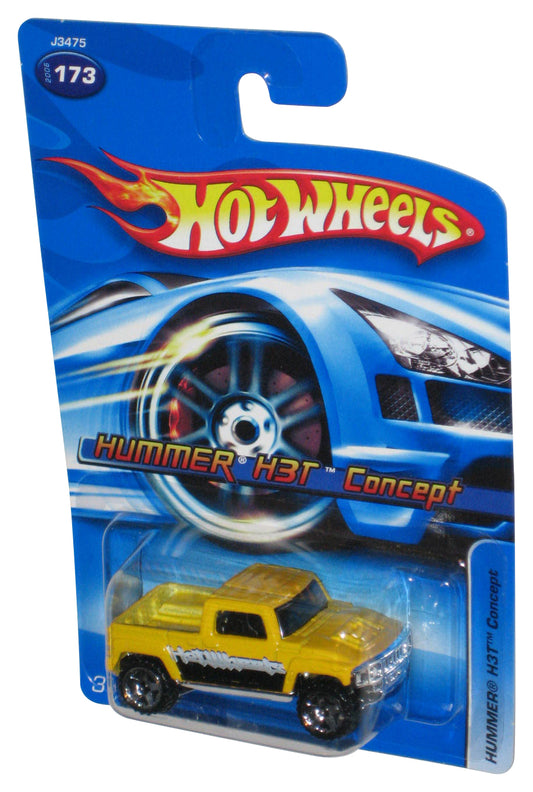 Hot Wheels Hummer H3T Concept (2006) Mattel Yellow Toy Car #173