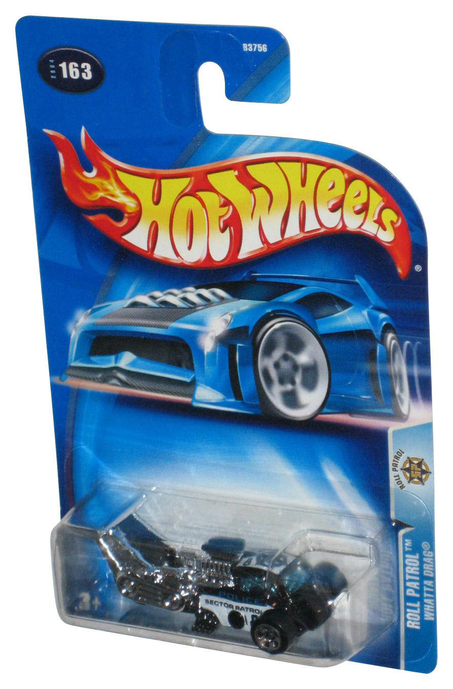 Hot Wheels Roll Patrol Whatta Drag (2004) Black Sector Patrol Toy Car #163