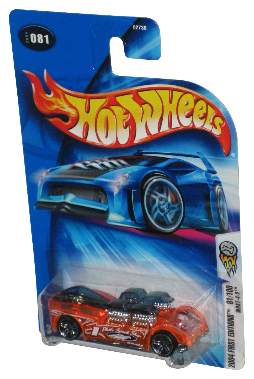 Hot Wheels 2004 First Editions 81/100 (2004) Orange What-4-2 Toy Car #081