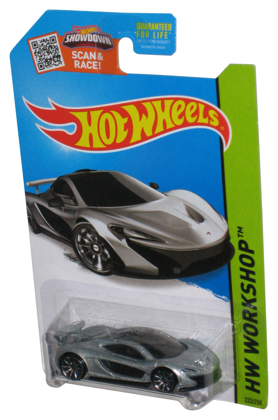 Hot Wheels HW Workshop (2013) Silver McLaren P1 Toy Car 223/250