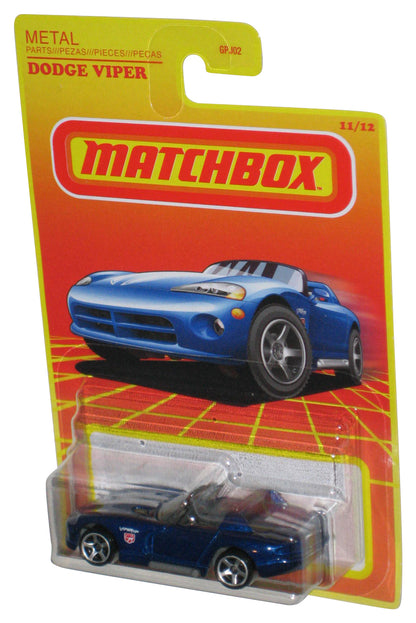 Matchbox Metal Parts (2020) Blue Dodge Viper Toy Car 11/12