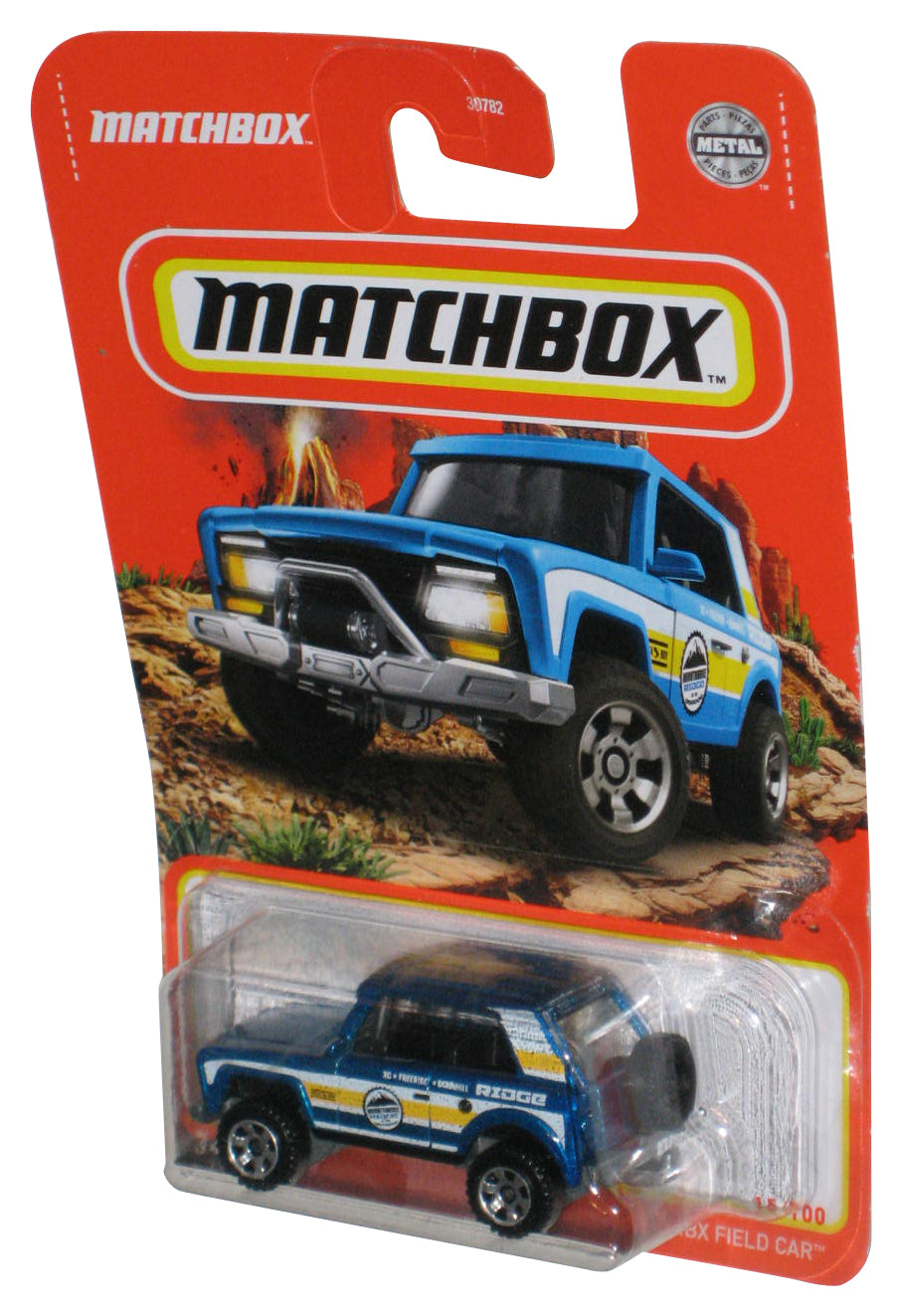 Matchbox MBX Field Car (2021) Mattel Blue Metal Toy Car 15/100